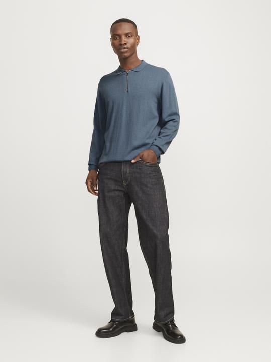 Produktbild Jack & Jones Jjeemil Knit Polo Half Zip Ls Noos (S)