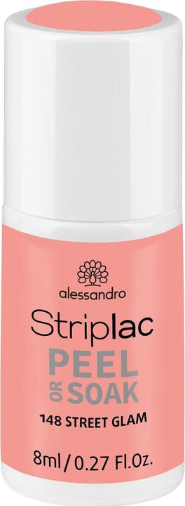 Produktbild Alessandro Striplac Peel or Soak - Street Glam (Peach, Rosa, Abziehbarer Nagellack)
