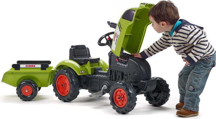 Actual product image Falk Toys Claas tractor + trailer M