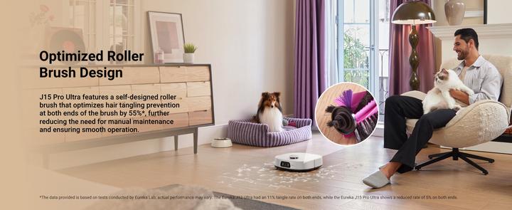 Actual product image Eureka J15 (Vacuum mopping robot)