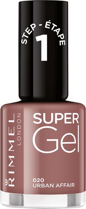 Produktbild Rimmel London Rimmel - Super Gel STEP1 - Gel nail polish 12 ml - (020 Urban affair, Gel-Effekt Nagellack)