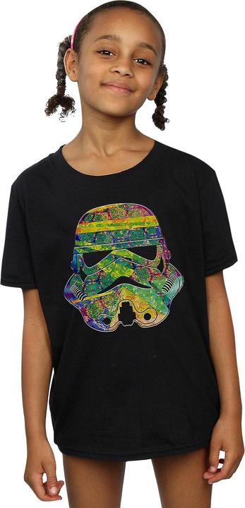 Produktbild Star Wars Command Stormtrooper TShirt Mädchen aus gemusterter Baumwolle (140, 146)