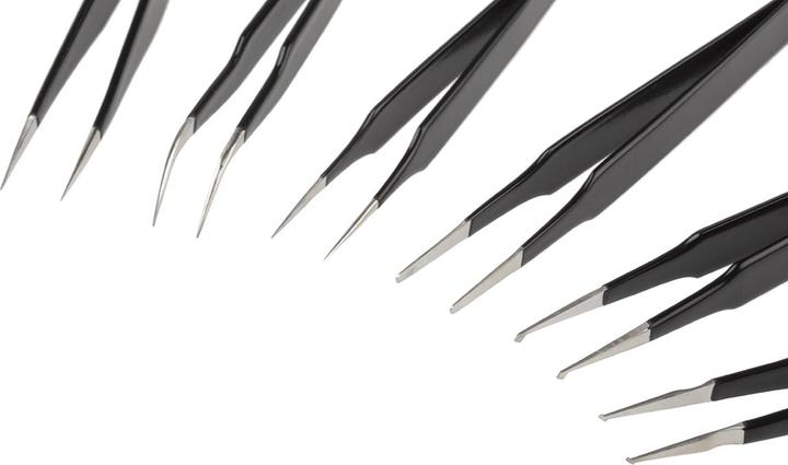 Produktbild Rs Pro Kit of 6 ESD epoxy coated tweezers