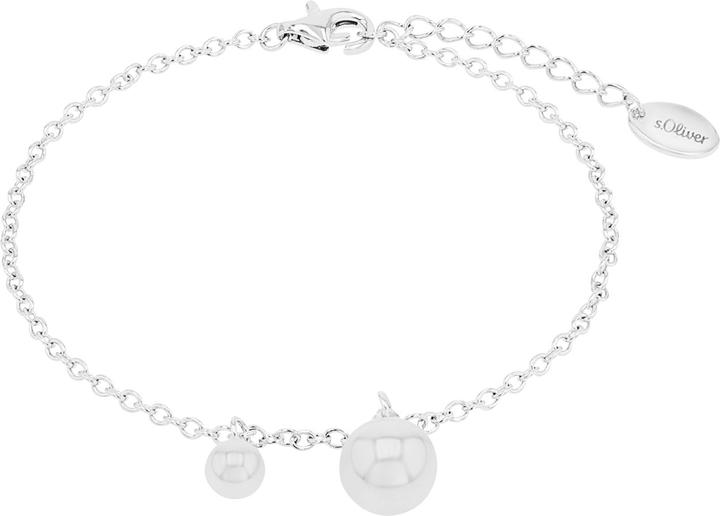 S.Oliver Armschmuck für Damen, 925 Sterling Silber (20 cm, Silber 925)