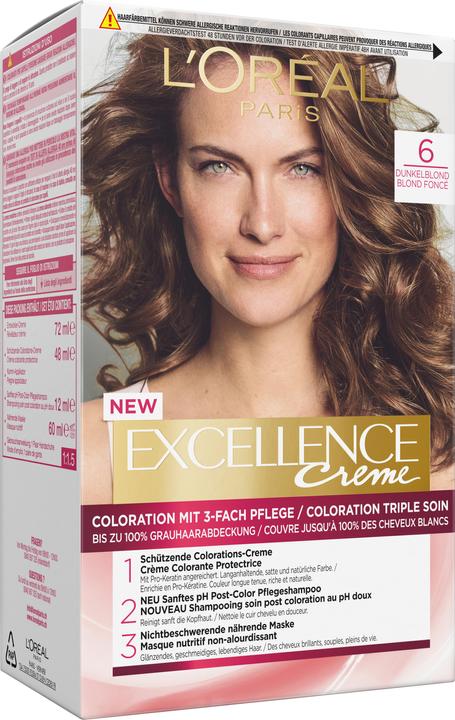 Produktbild L'Oréal Paris Excellence Cream (6 Dunkelblond)