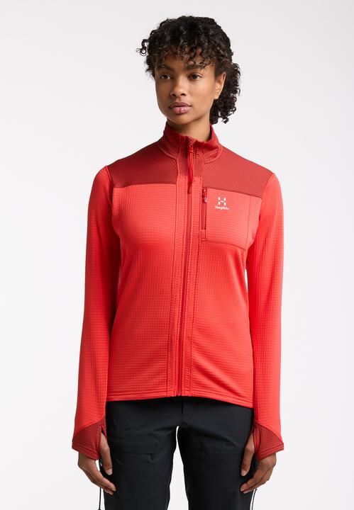 Image du produit Haglöfs ROC Spitz Mid Jacket Women Poppy red/Corrosion (M)