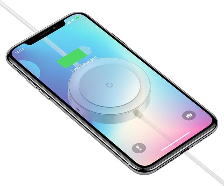 Actual product image Baseus Wireless Charger with Lightning Cable