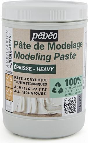 Image du produit Pebeo Pâte à modeler épaisse verte (Vert, 945 ml)