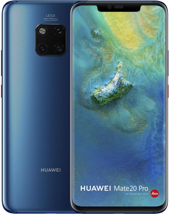 Image du produit Huawei Mate 20 Pro (128 Go, Midnight Blue, 6.39", Double SIM hybride, 40 Mpx, 4G)