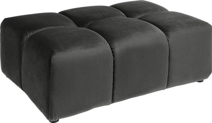 Kare Design Tabouret Belami Velvet Gris 105x70cm (105 cm)