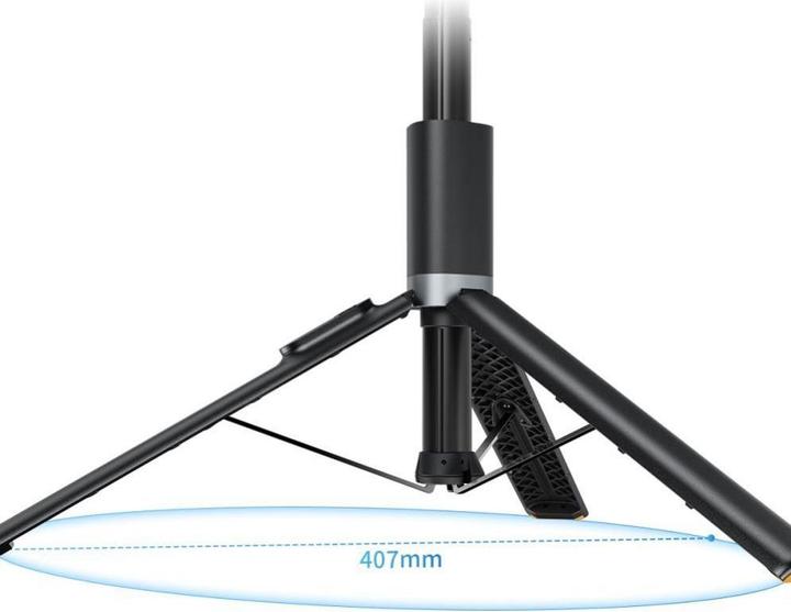 Produktbild Tech-Protect L08S Bluetooth selfie stick with remote control, tripod up to 141cm - black