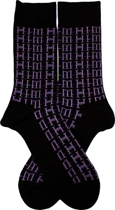 Actual product image Him Unisex Adult Repeat Logo Ankle Socks (40.5 - 45.5)