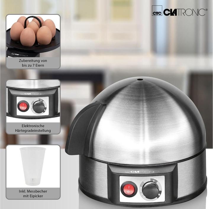 Produktbild Clatronic EK 3321 egg cooker 7 egg(s) (EU-Stecker)