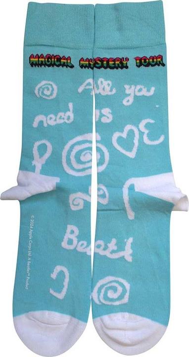 Actual product image The Beatles Unisex Adult Magical Mystery Tour All You Need Is Love Socks (40.5 - 45.5)