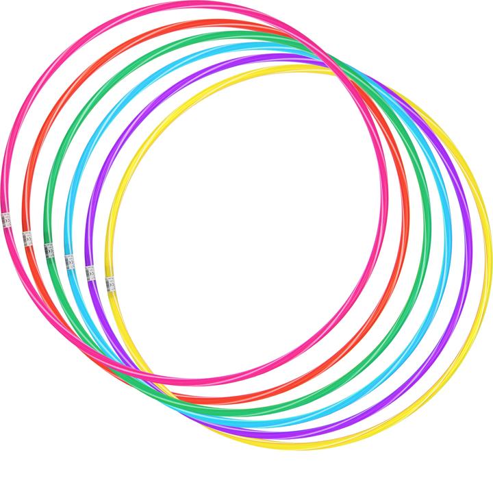 Idena Hula-Hoop-Reifen 60cm 6fach sortiert (60 cm)