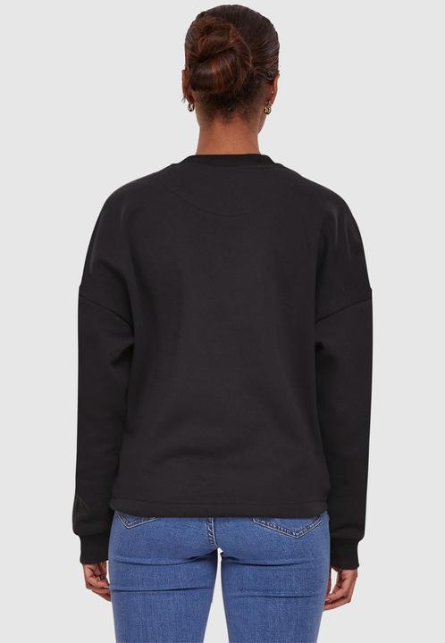 Actual product image Absolute Cult Ladies Halloween - Pumpkin Face Oversize Crewneck - 175387 (L)