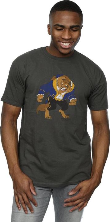 Actual product image Beauty And The Beast Mens Beast Character Heather T-Shirt (M)