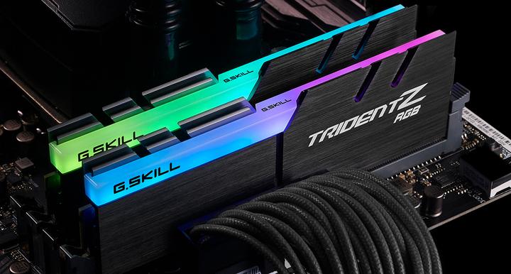Actual product image G.Skill Trident Z RGB (2 x 32GB, 2666 MHz, DDR4-RAM, DIMM)