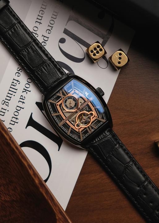 Actual product image Thomas Earnshaw ES-8111-04 Men's watch Holborn Skeleton Automatic 40mm 5ATM (Watch with gemstone)