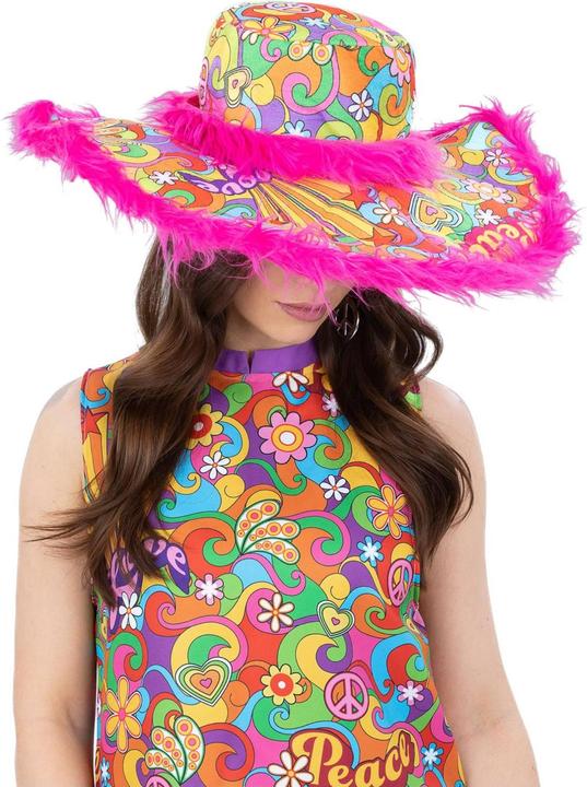 Immagine prodotto Smiffys Summer Of Love Hippie Cappellino da Sole Adulto Unisex