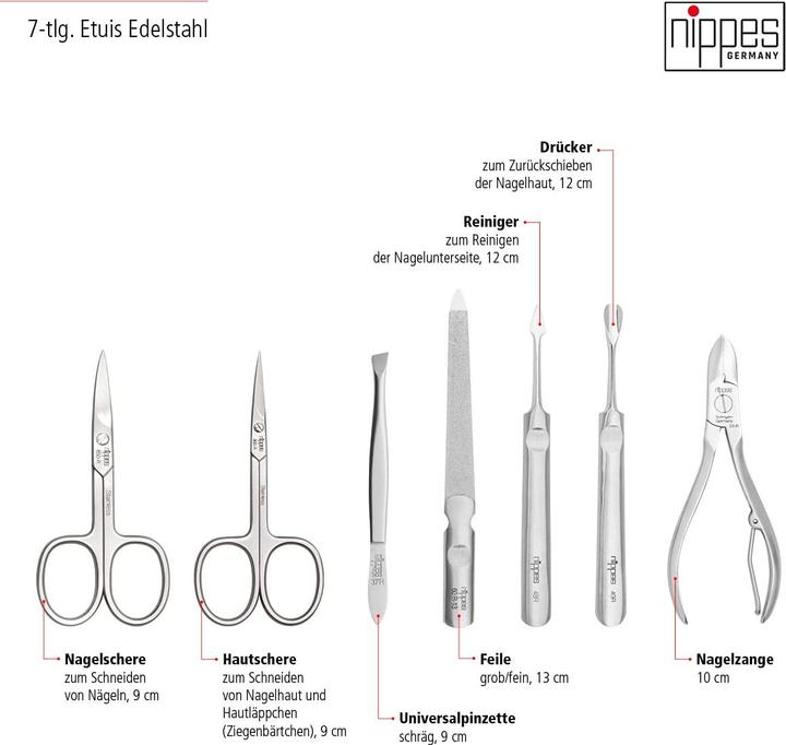 Actual product image Nippes Maniküre-Set, 7-teilig