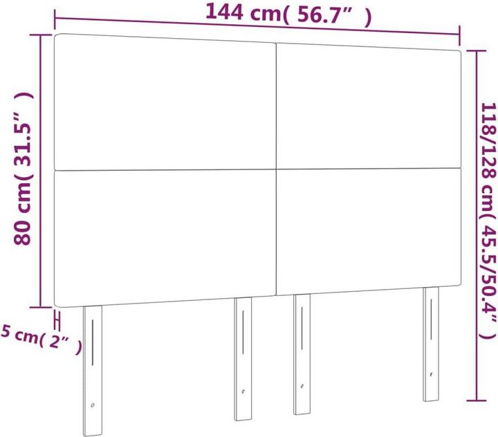 Produktbild VidaXL Lauriane (144 x 5 x 128 cm)