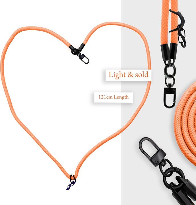 Actual product image Cadorabo Chain case for Oppo A72 necklace cover adjustable