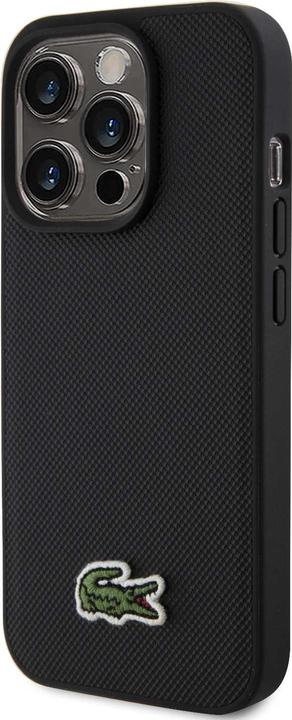 Image du produit Lacoste LCHMP15XPVCK iPhone 15 Pro Max 6.7" czarny/black hardcase Iconic Petit Pique MagSafe (Apple iPhone 15 Pro)