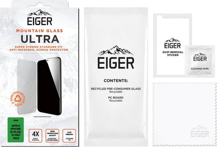 Immagine prodotto Eiger Mountain Glass Ultra (1 Pezzo/i, Apple iPhone 15 Plus, Apple iPhone 15 Pro Max)
