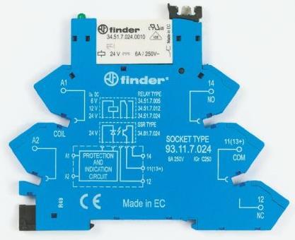 Produktbild Finder Koppelrelais 6A 12VDC Serie 38