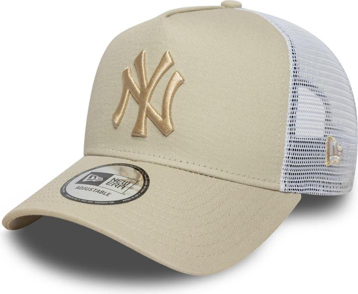 Immagine prodotto New Era A-Frame Trucker Cap - New York Yankees stone beige (Taglia unica)