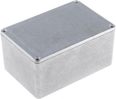 Actual product image Hammond Diecast aluminium enclosure,120x80x55mm (Housing)