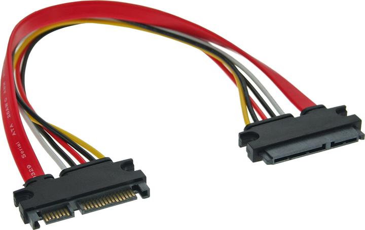 Actual product image InLine SATA+power extension int.