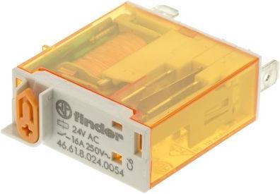 Image du produit Finder Relais enfichable + LED, 16A, 24Vca,1RT