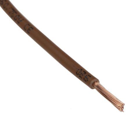 Produktbild Rs Pro 2491B 1.5mm brown LSHF equipment wire (100 m)