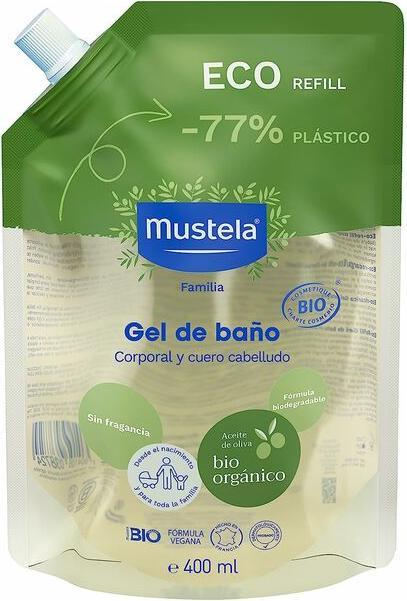 Mustela Gel & Shampooing 2 en 1 Recharge 400 ml
