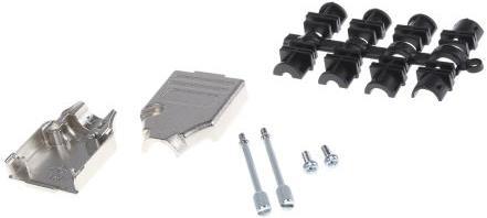 Actual product image MH Connectors DSub Backshell Rapid Assembly Zinc 9 way