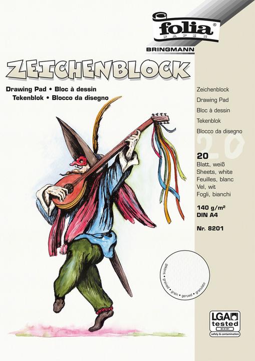 Actual product image Folia Drawing Paper Block (A4, Soft cover)