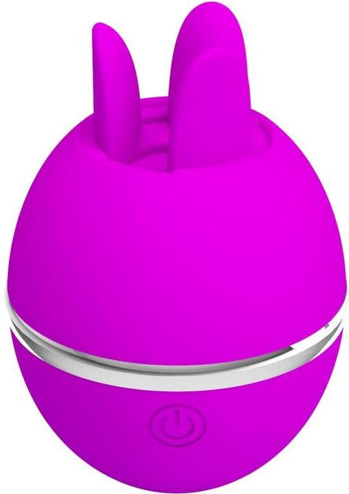 Actual product image Pretty Love Gemini Ball Purple. Round Silicone Vibrator