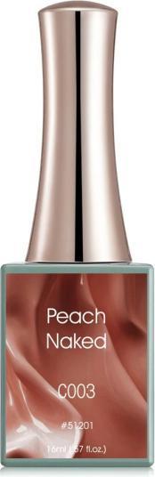 Actual product image Nagellack24 Gellacquer Peach Naked C003 UV/LED (Peach Naked, UV gel varnish)