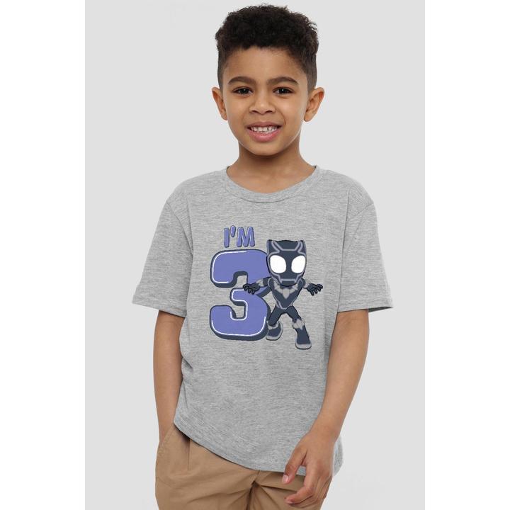 Actual product image Black Childrens/Kids Cute 3rd Birthday T-Shirt (140)