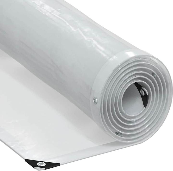 Image du produit VidaXL Bâche transparente avec oeillets 4x4 m polyéthylène bâche transparente (400 x 400 cm)