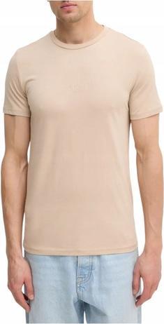 Guess Herren T-Shirt Aidy Tee Beige