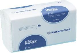 Image du produit Kleenex Serviettes pliées 2lg. 24,1x19,1cm 37374 blanc, pliage en Z 18x150 feuilles (18 x)