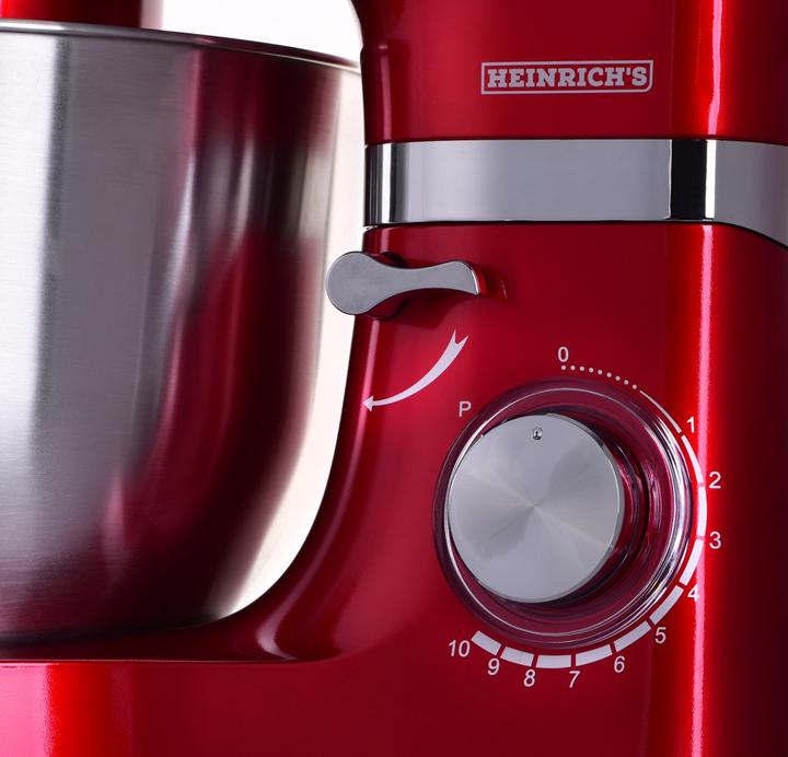 Actual product image Heinrich's HEINRICH S HKM 6278 red Food Processor (1300 W)