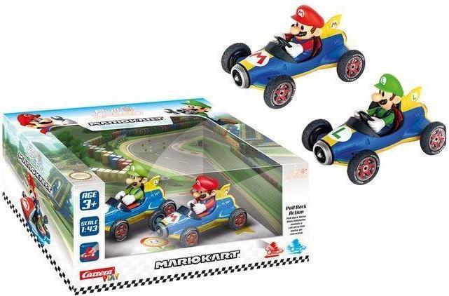 Actual product image Revell Super Mario Pull Back Race Car Mach 8