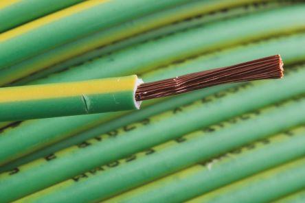 Produktbild Rs Pro 2491B 2.5mm green/yellow LSHF wire (100 m)