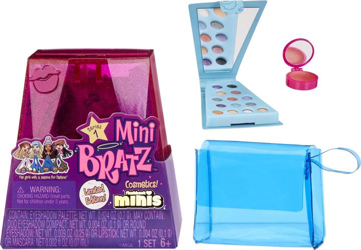 Produktbild MGA 039's Miniverse - Bratz Mini Cosmetics in PDQ Doll make-up & hair styling set
