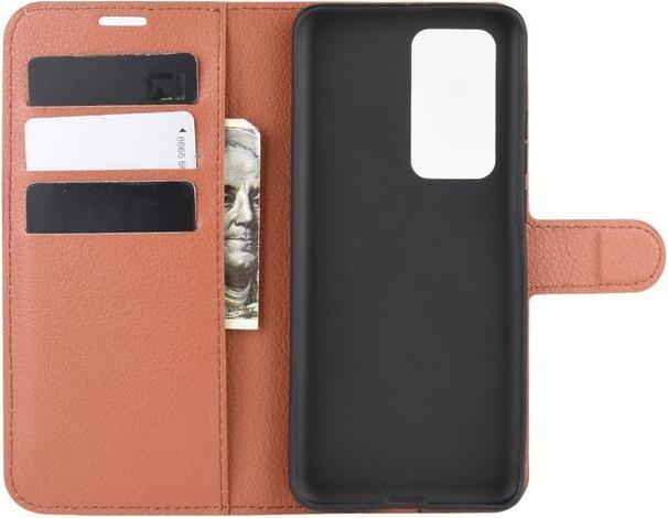 Actual product image MU Classic Litchi Leather Bookcover Series (Huawei P40 Pro+)