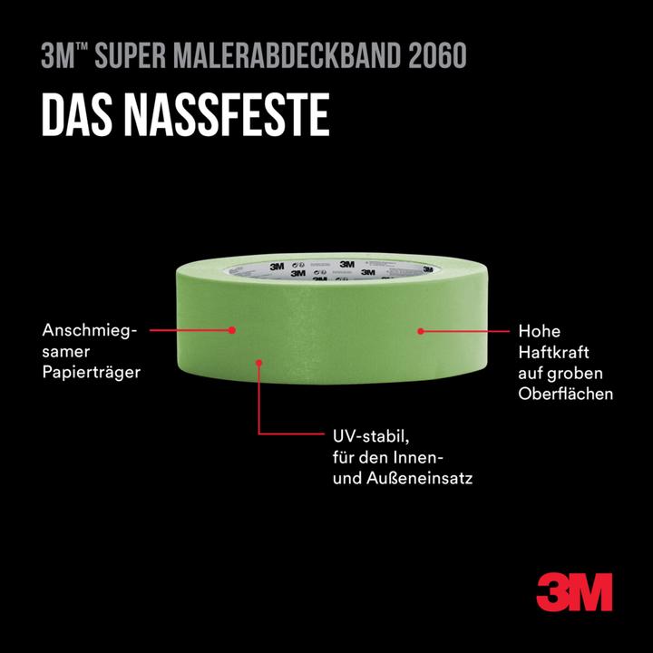 Actual product image Scotch Masking tape 2060 18mmx50m green (18 mm)
